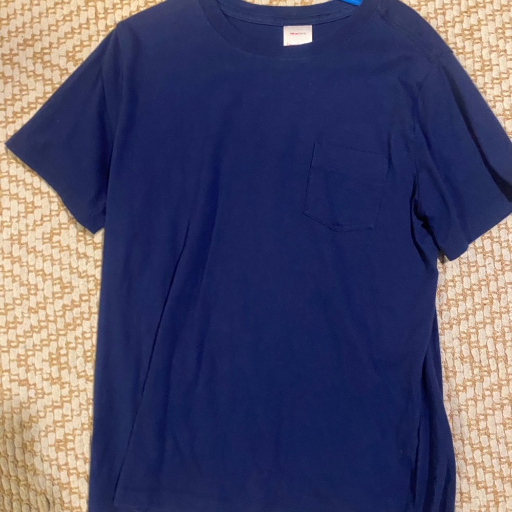 Hanna Anderson boy’s Navy Pocket T-Shirt